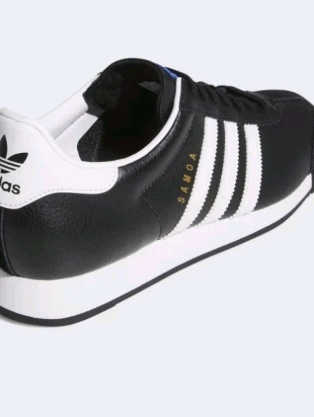 NWT-Adidas Black & White Samoa Shoes Size  6.5 Mens & 7.5 Women's - Picture 6 of 6